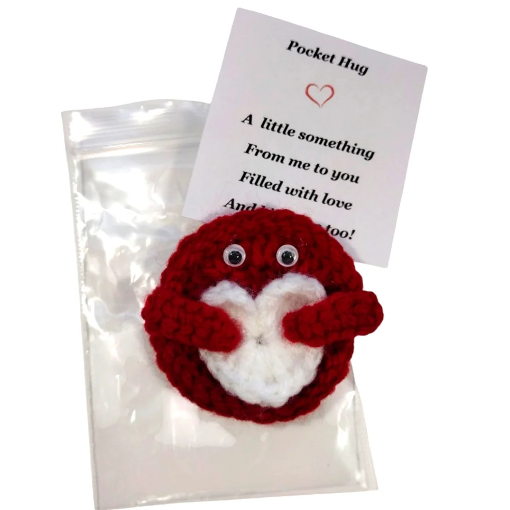 Handcrafted Worry Worm, Good Vibes Chicken & Pocket Hug Fidgets Set Of 3